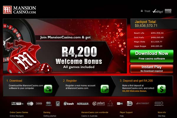 mansion casino logo
