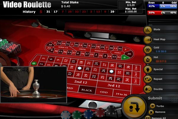 Live roulette